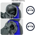 thumbnail image 5 of Portabebés para perros pequeños, portabebés para gatos, bolsa de malla transpirable para manos libres (se adapta a mascotas de aproximadamente 3 a 6 libras) (azul), 5 of 5