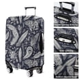 thumbnail image 5 of Stretch Luggage Cover M(22-24in)– Elastic Travel Suitcase Protector with Handle Openings & Bottom Closure, Washable Polyester Spandex Cover for 18"-32" Suitcases, S/M/L/XL Size, 5 of 6