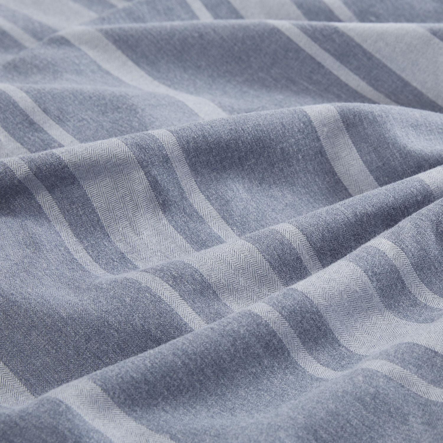 Ensemble d'édredon surdimensionné à chevrons rayés Kent 3 pièces