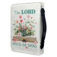 thumbnail image 3 of HELLHERO LORD Paths Book Flower Bible Cover for Men, Portable Bible Covers with Protective for Church Christian Prayer Outdoor Study, 3 of 11