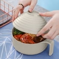 thumbnail image 7 of ACDANC Microwave Ramen Bowl Set,Instant Noodles Bowl with Chopsticks&Fork,Microwave Noodle Bowl College Dorm Room Essentials for Girls for Boys Apartment Essentials - Pink, 7 of 7
