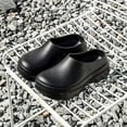 thumbnail image 5 of Slip Resistant Shoes for Kitchen/Chef/Garden/Nurse Anti Slip Work Shoes for Men & Women Durable & Comfortable Black Clogs for Professional Safety, 5 of 11