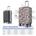 thumbnail image 6 of Xecao Daisies Flowers print Elastic Luggage Cover, with double-sided print , is perfect for travel, business, and daily use, 6 of 9