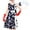 Black White Dots, variant on Sunny Fashion Girls Dress Sleeveless Rose Floral Butterfly Garden Party Sundress Cotton Blue 11-12 Years
