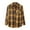 Yellow, variant on Plaid Shirts Men Casual Trendy Long Sleeve Button Down Lapel Business Shirt Coat Fall Comfortable Slim Fit Jackets for Men Khaki L