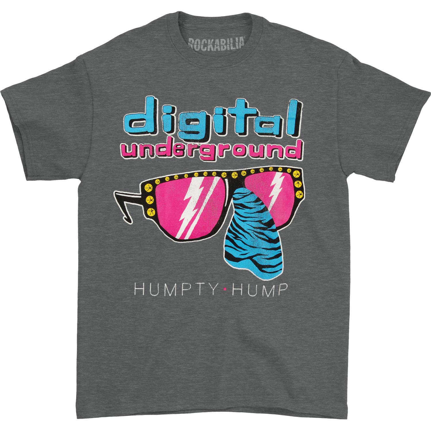 Digital Underground Digital Underground Men's Big Nose Tshirt Grey