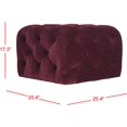 thumbnail image 4 of Safavieh Pouf en Contreplaqué Kenan à Bordeaux, 4 of 4