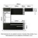 thumbnail image 3 of Cocina Integral Completa Modular Madesa Glamy 290cm BN 08, 3 of 5