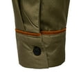 thumbnail image 5 of JTieacloth Button Down Shirt for Men 2025 Men's Casual Fashion Long Sleeved Shirt Green, 5 of 6