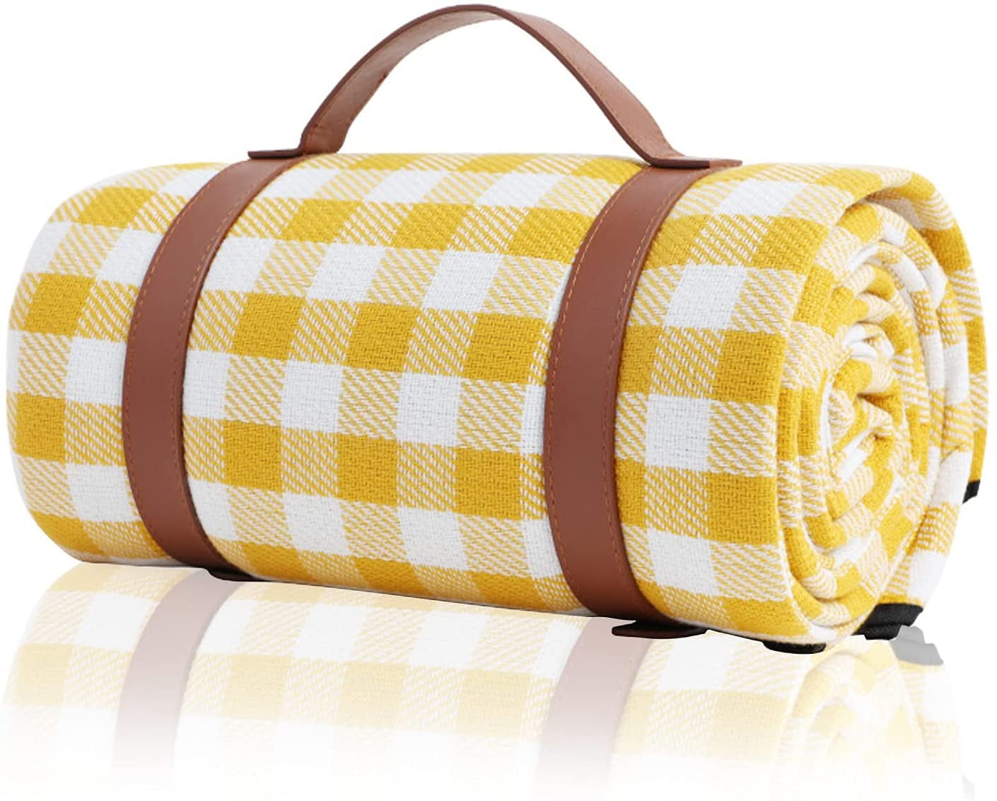 Extra Large Picnic & Outdoor Blanket Family with Waterproof Backing 200 x 150 cm 