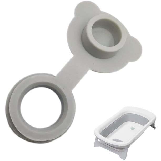 wefenad Tapón de Drenaje de Silicona para bañera de bebé (Apto para la mayoría de Las bañeras de bebé, incluidos 5 tamaños, diámetro Interior de 1,2 Pulgadas)
