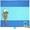 Blue, variant on WEKAPO Beach Blanket Sandproof Waterproof, Extra Large Beach Mat, Oversized & Compact Sand Free Mat Quick Drying, Lightweight & Durable with 6 Stakes & 4 Corner Pockets