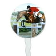thumbnail image 2 of Horse Show Jumping Stadium Cupcake Picks Toppers Decoration Set of 6, 2 of 7