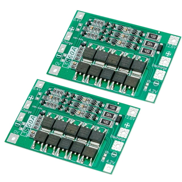 Placa de protección del cargador de batería 3S 11,1 V 12 V 12,6 V 60 A