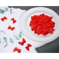 thumbnail image 3 of 500pcs Red Mini Ribbon Bow Mini Fabric Satin Ribbon Flower Bows DIY Wedding Accessories Gift Box Ornament for Wedding Birthday Party Decoration, 3 of 6
