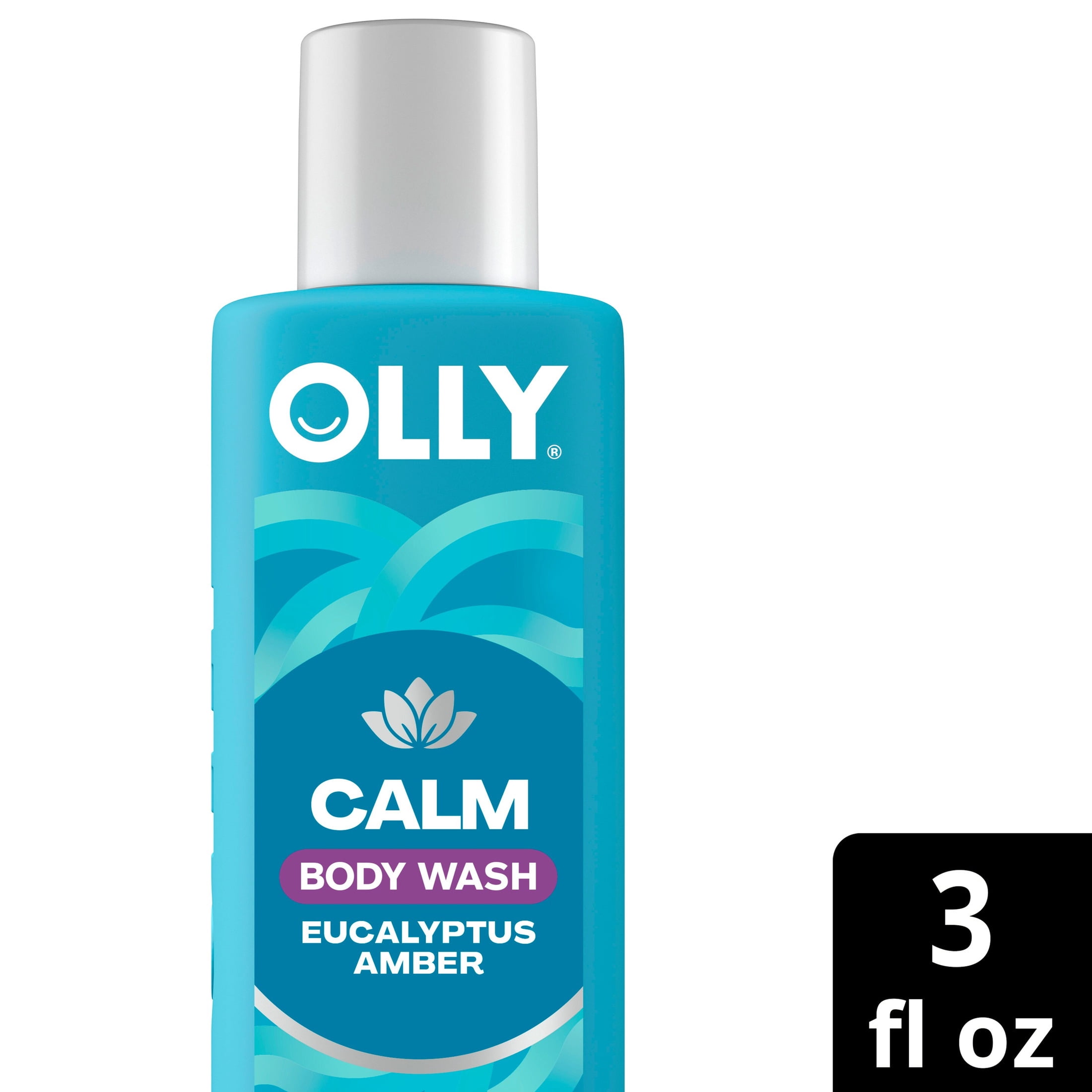 OLLY Body Wash Calm with Hyaluronic Acid, 3 oz