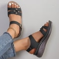 thumbnail image 6 of Guttear Sandals Women Beach Vacation Casual Camping Sandals Fashion Sandal, Ultra Soft Cushion Footbed, 6 of 7