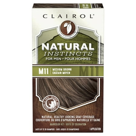 Clairol Natural Instincts Hair Color for Men, M11 Medium