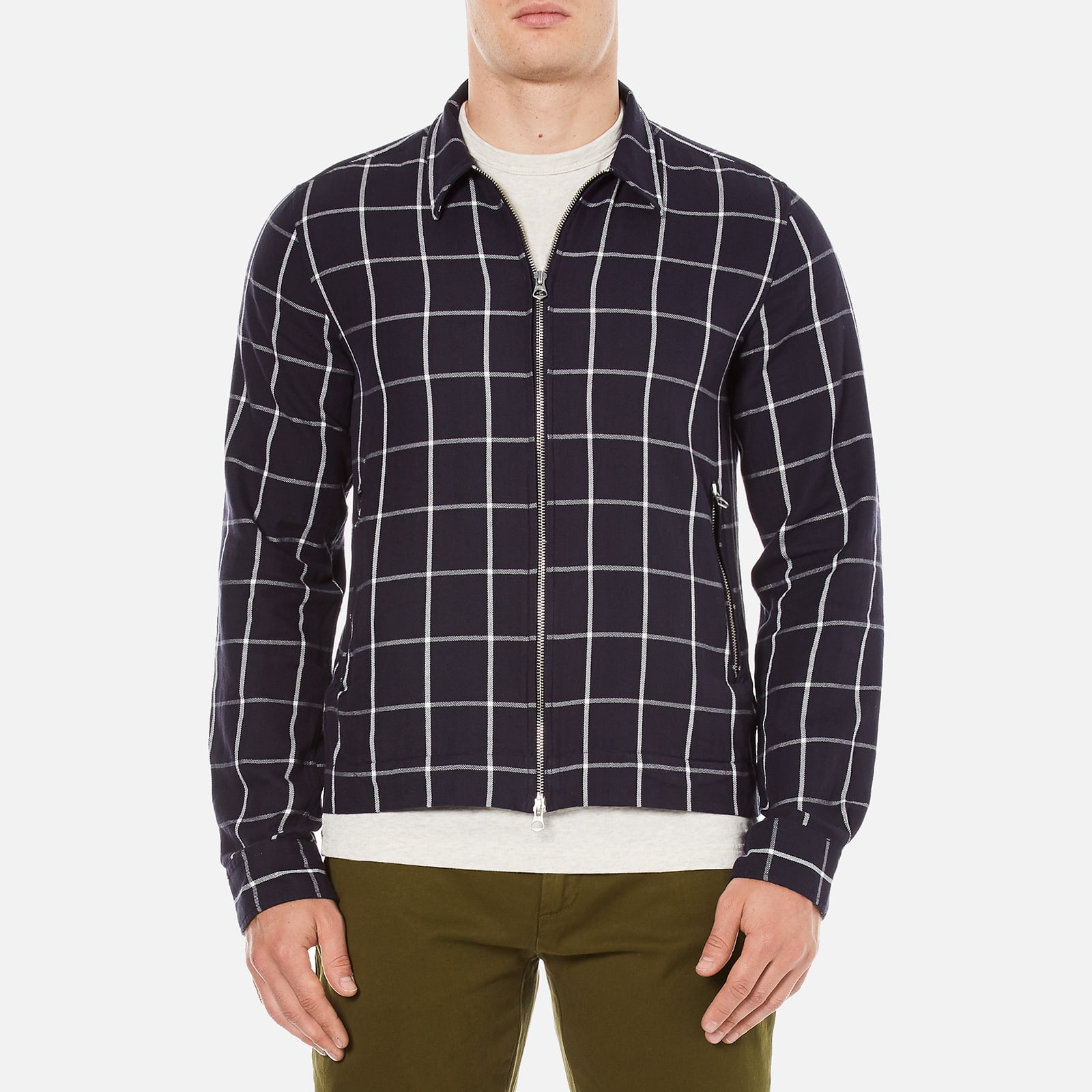 brandstof Klimatologische bergen jongen Gant Rugger Men's Brooklyn Twiil Shirt Jacket (244858), Medium, Marine -  Walmart.com