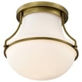 thumbnail image 6 of 60/7861-Nuvo Lighting-Valdora - 1 Light Flush Mount In Traditional Style-12.25 Inches Tall and 14 Inches Wide-Natural Brass Finish, 6 of 13