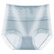 thumbnail image 2 of Gibobby Calzoncillos para mujer Ropa interior de encaje sexy para mujer Calzoncillos de completa de algodón de cintura alta(Azul,M), 2 of 3