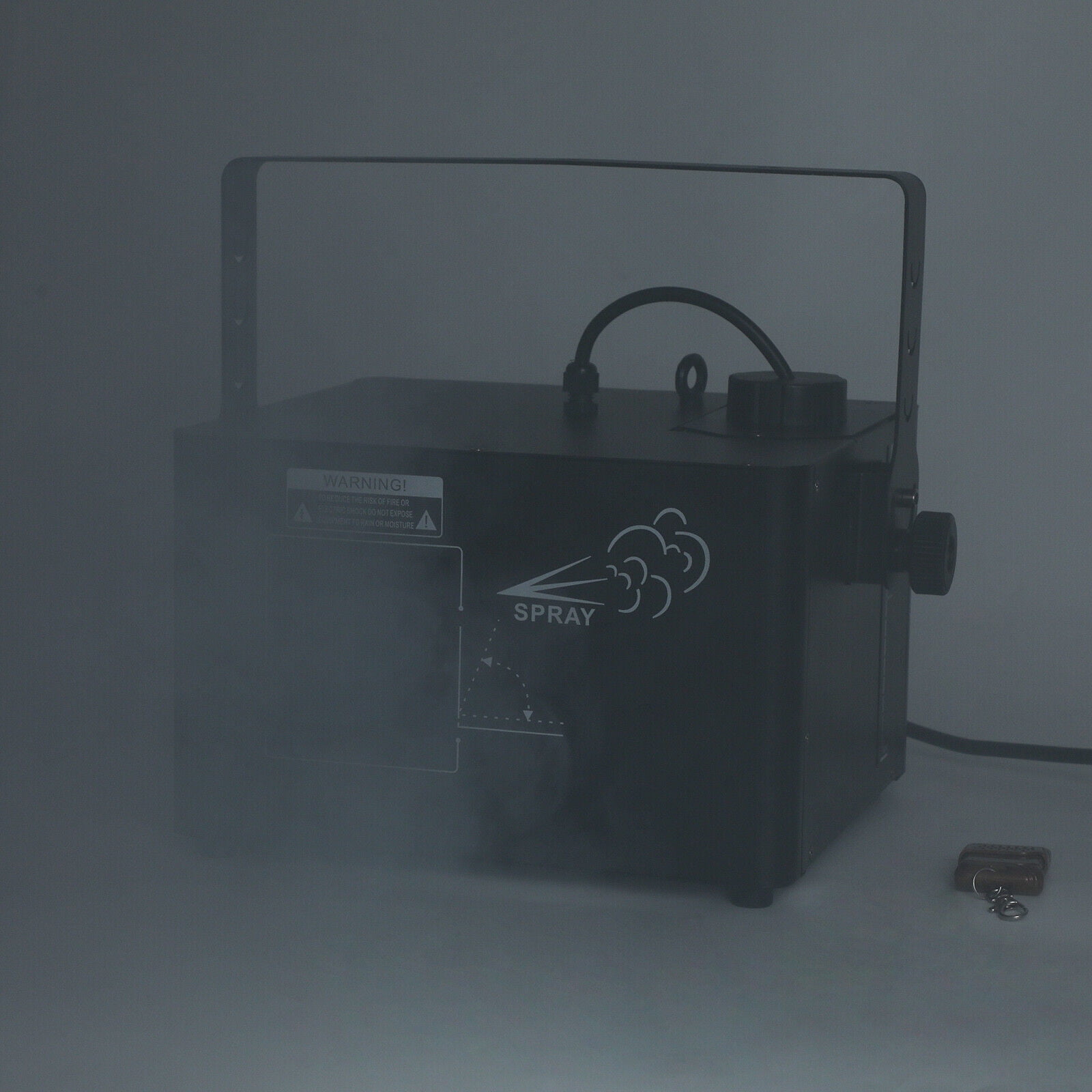 DMX Low Profile Hazer Haze Smoke Fog Machine Theater DJ Stage Effect & RC 1500W for stage performances, bars
