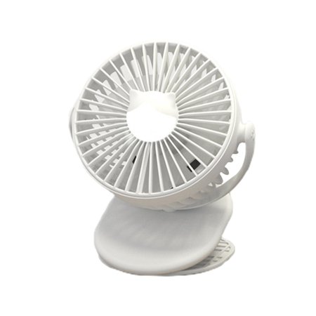 

Clip on Fan - 3 Speeds Small Fan with Strong Airflow Clip Desk Fan USB Plug in with Sturdy Clamp Ultra Quiet operation for Office 1pc 18*16*13CM