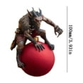 thumbnail image 5 of Krampus Christmas Ornament, Myth Meets Holiday Magic, Funny Krampus Christmas Tree Decoration, Dark Collection Holiday Red Gold Sleigh Dark Decor, Gothic Gifts Lovers, 5 of 8
