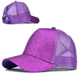 thumbnail image 5 of Skymirror Women Summer Anti UV Mesh Ponytail Hat Adjustable Outdoor Sports Baseball Cap, 5 of 8