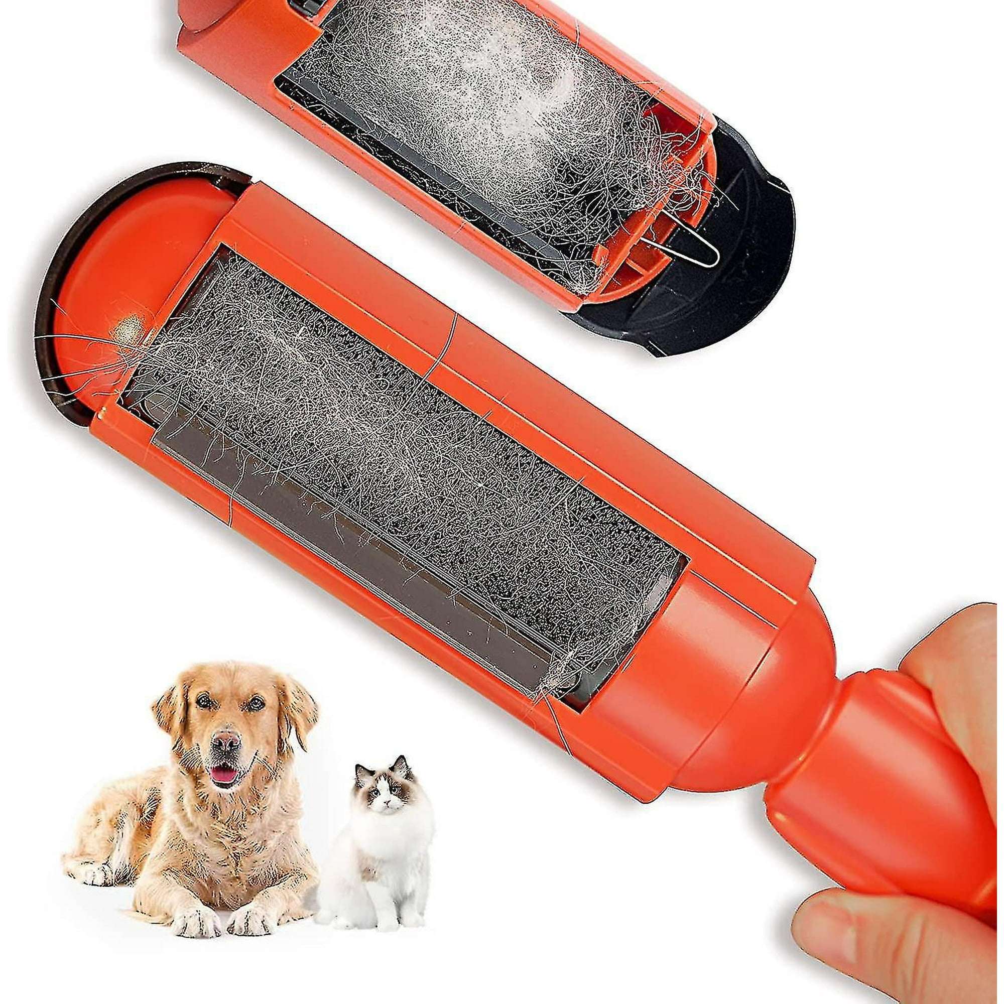 Red Pet Hair Remover Roller For Cat Dog Portable Pet Lint Remover Fur Hair Remover Roller For Sofa Carpet Clothes G Need Walmart