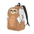 thumbnail image 2 of Yiaed Cute Sloth In Yoga Pose Tree Print Backpack, Premium Laptop Backpack, Travel Backpack for Women, Lightweight Backpacks, Comfortable Back Pack-Medium, 2 of 5