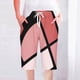 thumbnail image 1 of Puntoco Pantalones cortos de algodón para mujer Pantalones cortos de mujer Pantalones casuales Pantalones rectos con cordón Cintura elástica Pantalones sueltos cómodos con bolsillos, 1 of 5