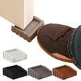 thumbnail image 5 of ZenCart 4Pcs Rubber Door Stopper Wedge Wall Protector Heavy Duty Anti-slip Windproof No Drilling Anti-collision Carpet Tile Concrete Wooden Floor Doorstop, 5 of 8