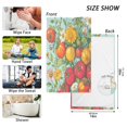 thumbnail image 6 of Yayeee 100% Cotton Hand Towels for Bathroom 16" x 28" Kitchen Towel, Vibrant Tomatoes, 6 of 7