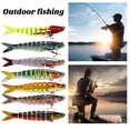 thumbnail image 2 of Pebbuoy 9CM/7g Fish Bait Multi-section Realistic Good Detail Sharp Hook Sinking Wobblers Fishing Lures Jointed Crankbait Swimbait Hard Fishing Tackling Artificial Bait, 2 of 7