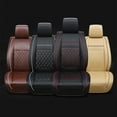 thumbnail image 3 of Mistaha Car Seat Cover Universal Fit 3D Full Surround Embroidery Adjustable Front Seat Protector Beige Color - Standard Version, 3 of 5