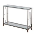thumbnail image 1 of Table de console chromé/verre, 1 of 3