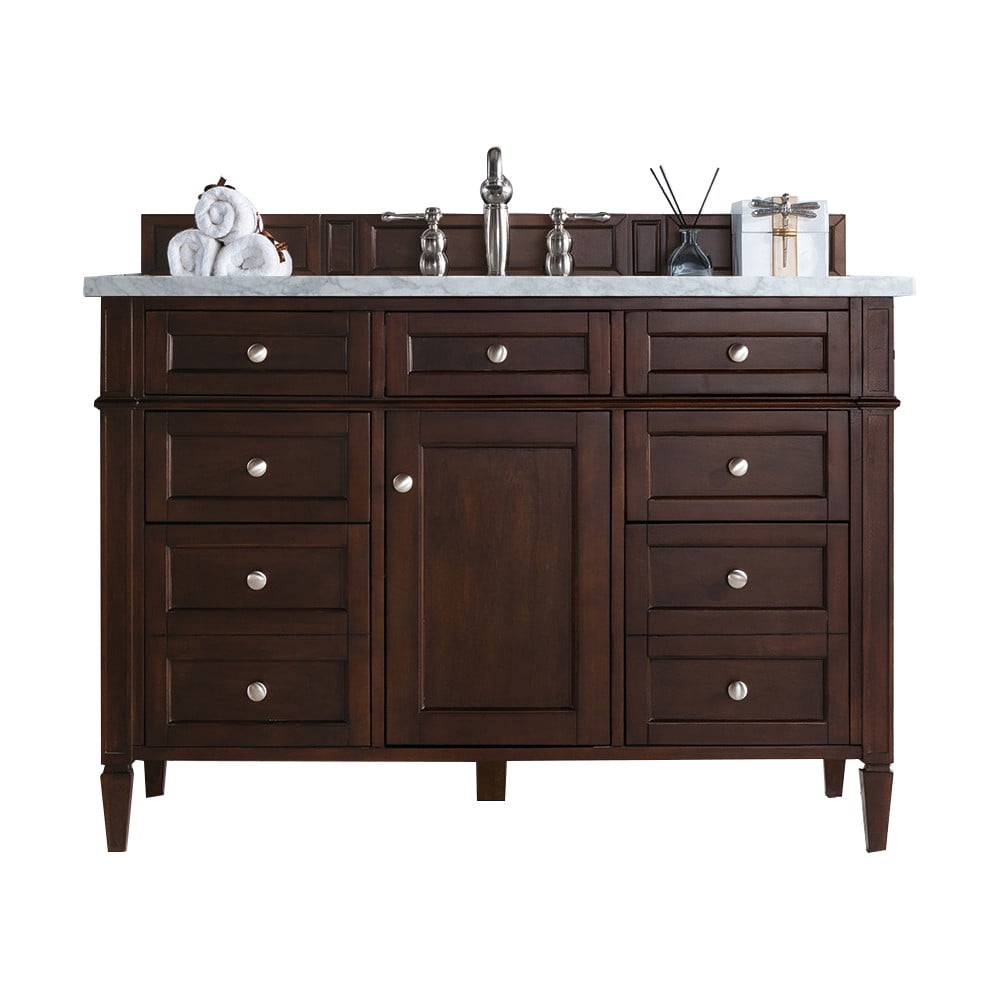 James Martin Vanities 650V482BLK Brittany 48" Free Standing Single