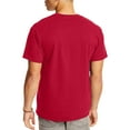 thumbnail image 2 of Hanes Beefy-T T-Shirt à Poche pour Hommes, TG, Rouge Foncé, 2 of 4