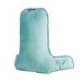 thumbnail image 3 of Home Soft Things DO-IT-YOURSELF Faux Fur Bedrest Pillow Backrest Pillow - Aqua - 28" x 30" x 17", 3 of 9