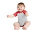 thumbnail image 1 of Body de punto fino de béisbol para bebé Rabbit Skins™. RS4430 pieles de conejo RS4430, 1 of 1