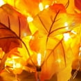 thumbnail image 6 of Cheapark Thanksgiving Maple Leaf Lantern String Led Simulation Light For Harvest Festival Decoration Festive String Lights Indoor Outdoor, 6 of 8