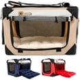 thumbnail image 2 of XL Cat Carrier for Large Cats and Small Dogs, Soft Sided, Foldable, Metal Frame, 24 x 16 x 16 in, 2 of 8