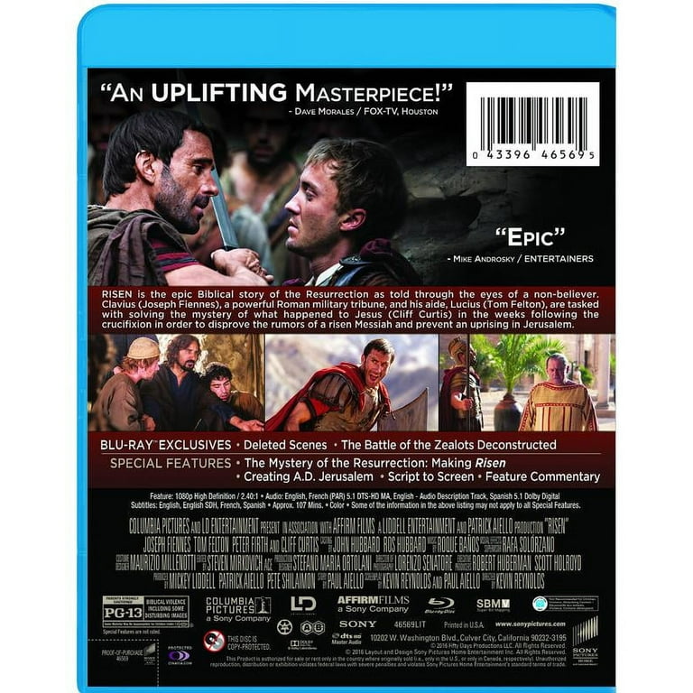 Risen (Blu-ray Sony Pictures ) - Walmart.com
