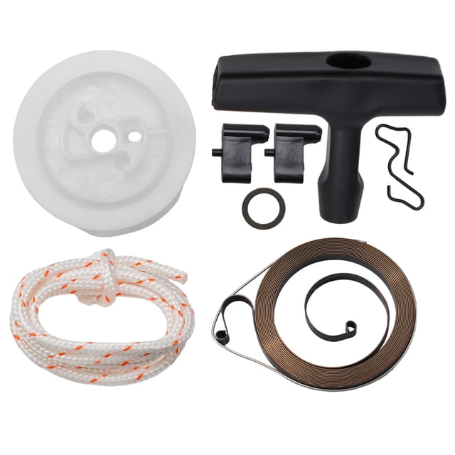BTOER Recoil Rewind Spring Starter Pulley Handle Rope Pawl Recoil Starter Kits Set For Stihl 034 036 044 MS340 360 361 Series Chainsaw