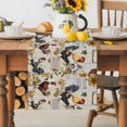 thumbnail image 5 of Table Runner Rooster Table Decoration for Kitchen Dinning Sunflower Table Decoration for Indoor Outdoor Party Wedding Decor 13x72 Inch, 5 of 7
