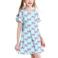 thumbnail image 2 of LOVZFMLL Robe d'Été Mignonne Sans Manches pour Tout-Petits Enfants Filles Filles Robe Débardeur de Couleur Unie, 2 of 5