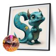 thumbnail image 2 of Cuadros Decorativos 5D bricolaje taladro redondo completo diamante pintura dinosaurio letra S decoración del hogar (NH3136) DQrwqpou Nuevos Originales, 2 of 9