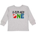 thumbnail image 3 of Inktastic O-fish-ally One Boys or Girls Long Sleeve Toddler T-Shirt, 3 of 5