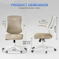 thumbnail image 2 of Ergonomic Office Chair - Home Office Desk Chair with Adaptive Lumbar Support, Computer Chair with Footrest,Armrest, Adjustable Height, 2 of 6
